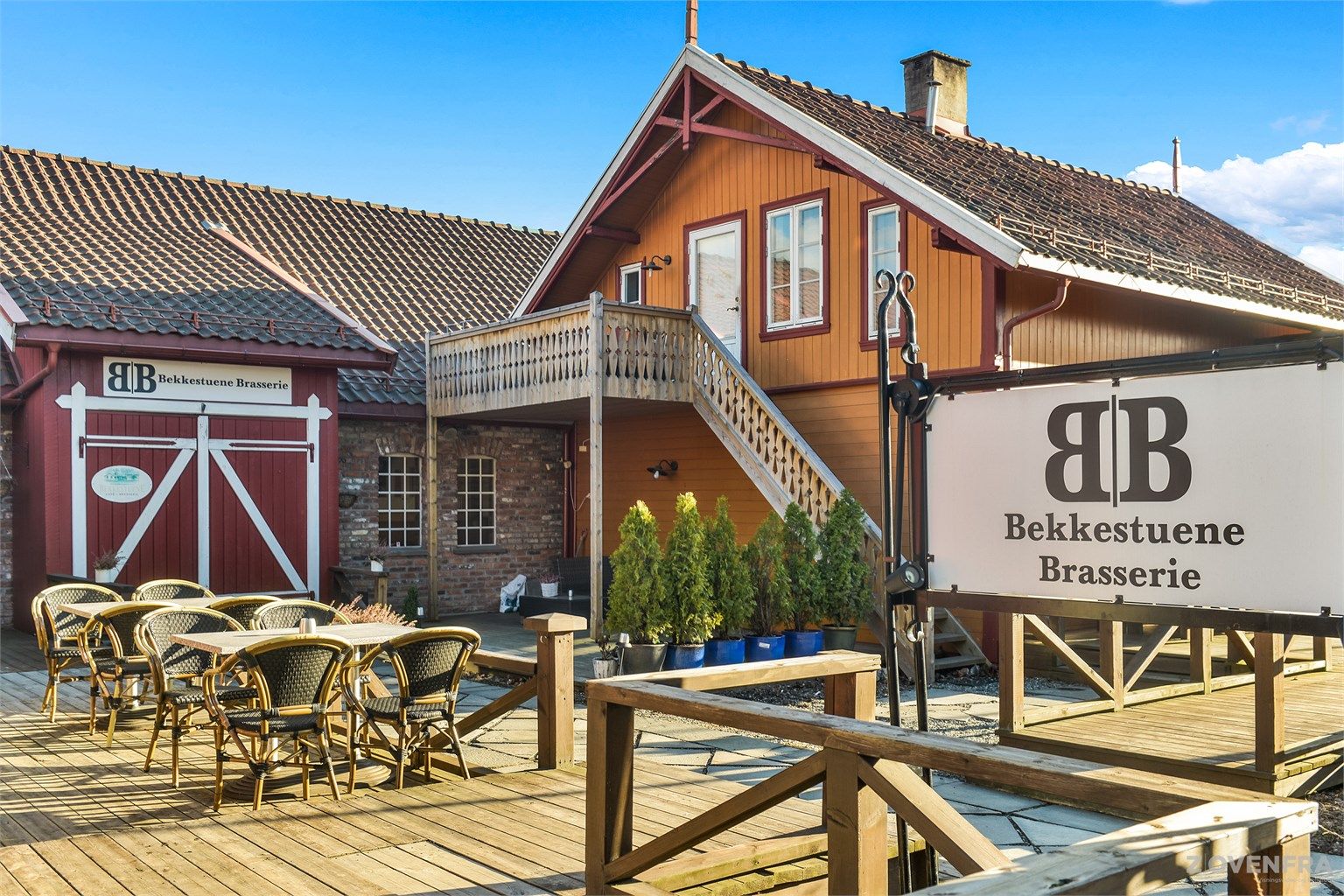 Nærområde Bekkestua - Bekkestua har et rikt utvalg av bakere, kaféer og restauranter