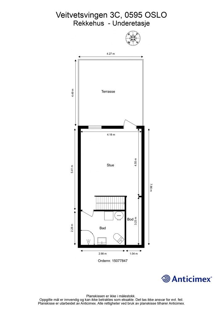 Plantegning - Underetasje