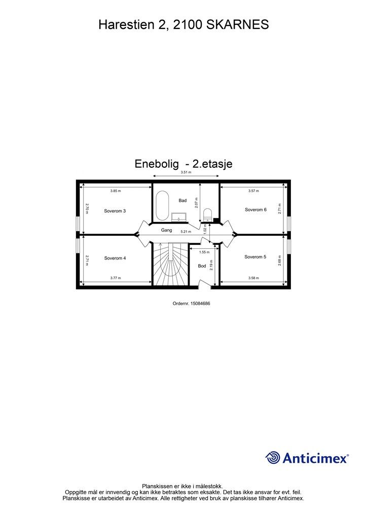 Plantegning- 2.etasje