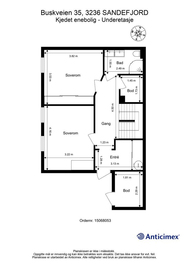 Plantegning - Underetasje