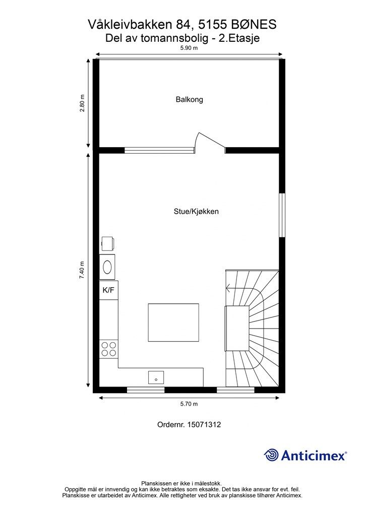 Plantegning 2.etasje