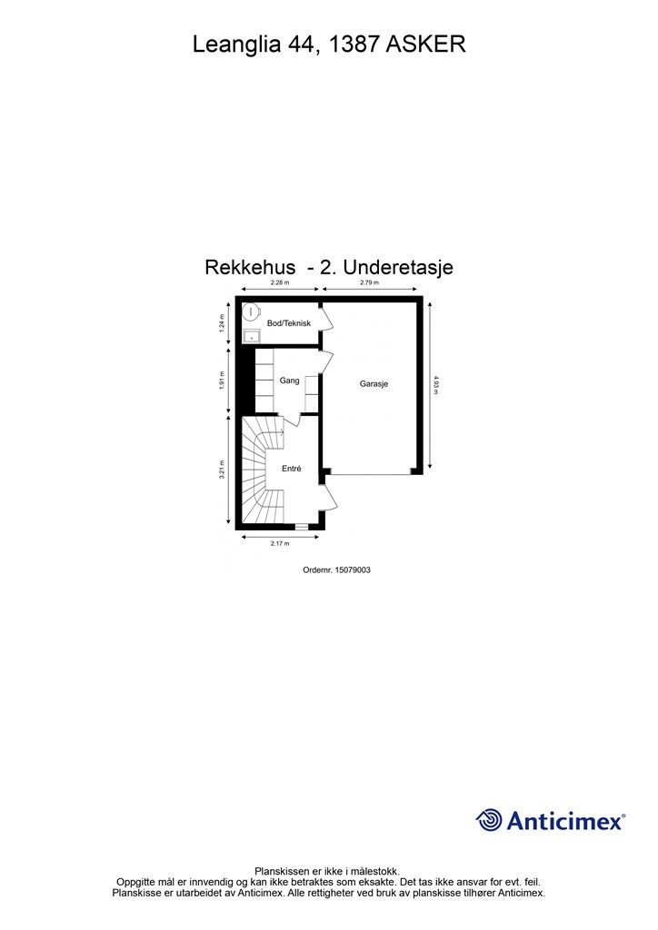 Plantegning - 2. Underetasje