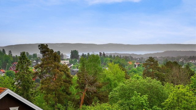 Utsikten utover Oslofjorden og Drøbak