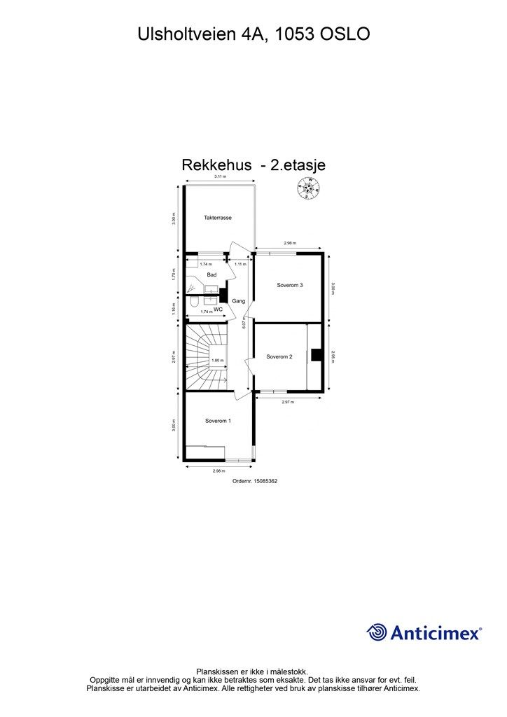 Plantegning 2. etasje