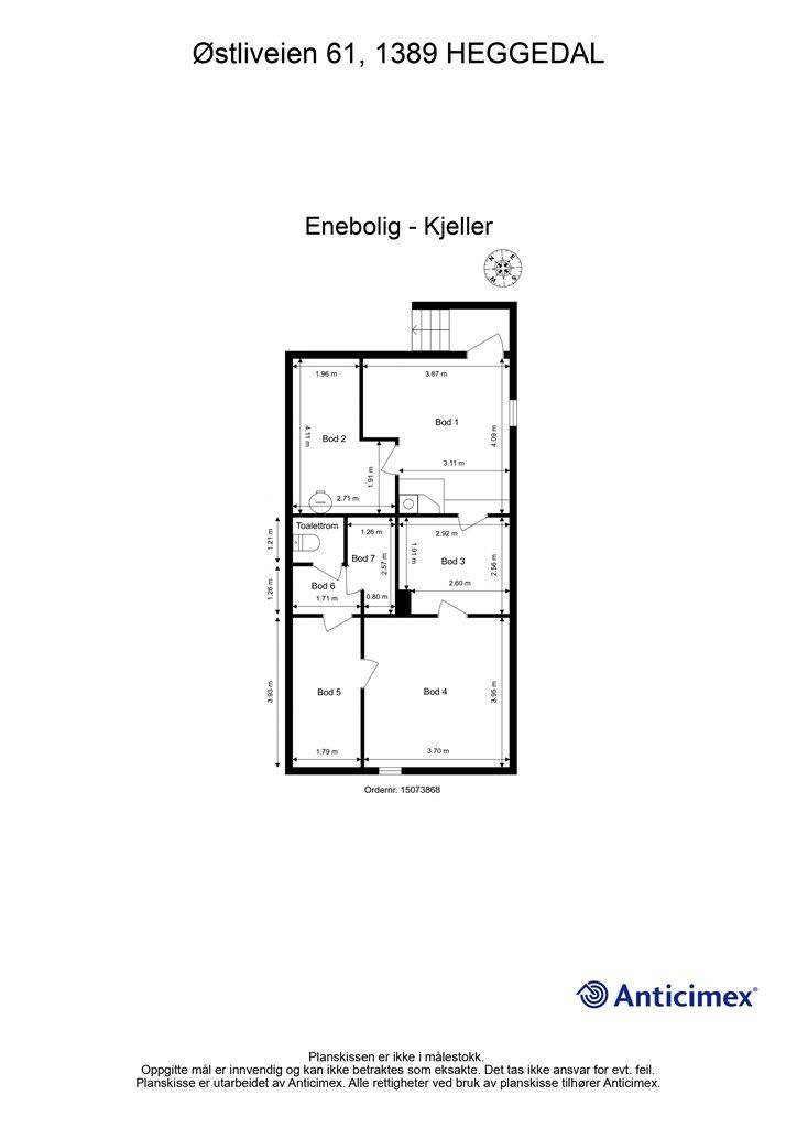 Plantegning - Kjeller