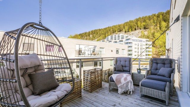 Her kan solen nytes fra ca. kl.17 til kl.21