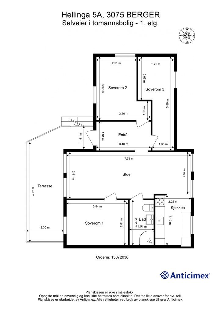 Plantegning - 1. etasje