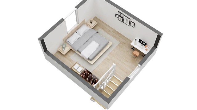 2. etasje i bygg 2 Dalbekk setra