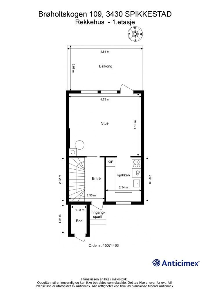 Plantegning - 1.etasje