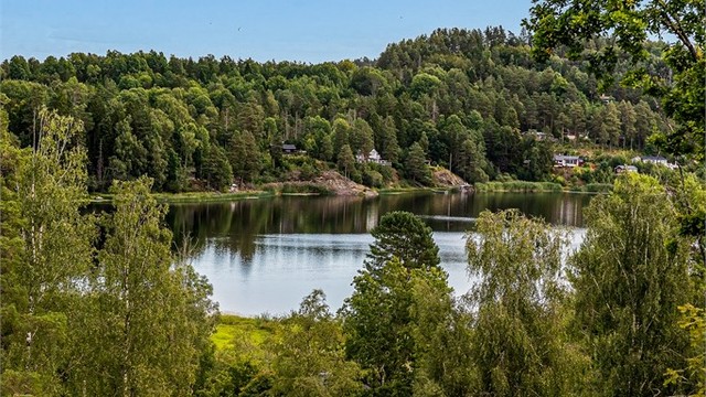 Nyt late og rolige dager tett på naturen, med flotte turmuligheter og badevann rett i nærheten.