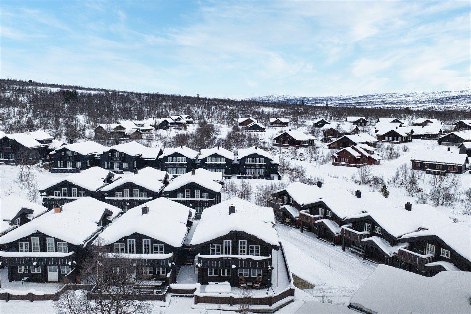 Ski inn ski ut. Solrik stor terrasse.