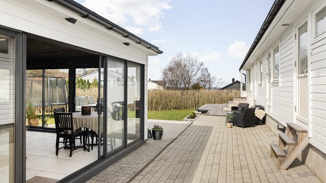 Meget gode solforhold - Her kan man virkelig nyte solen på fine sommerdager