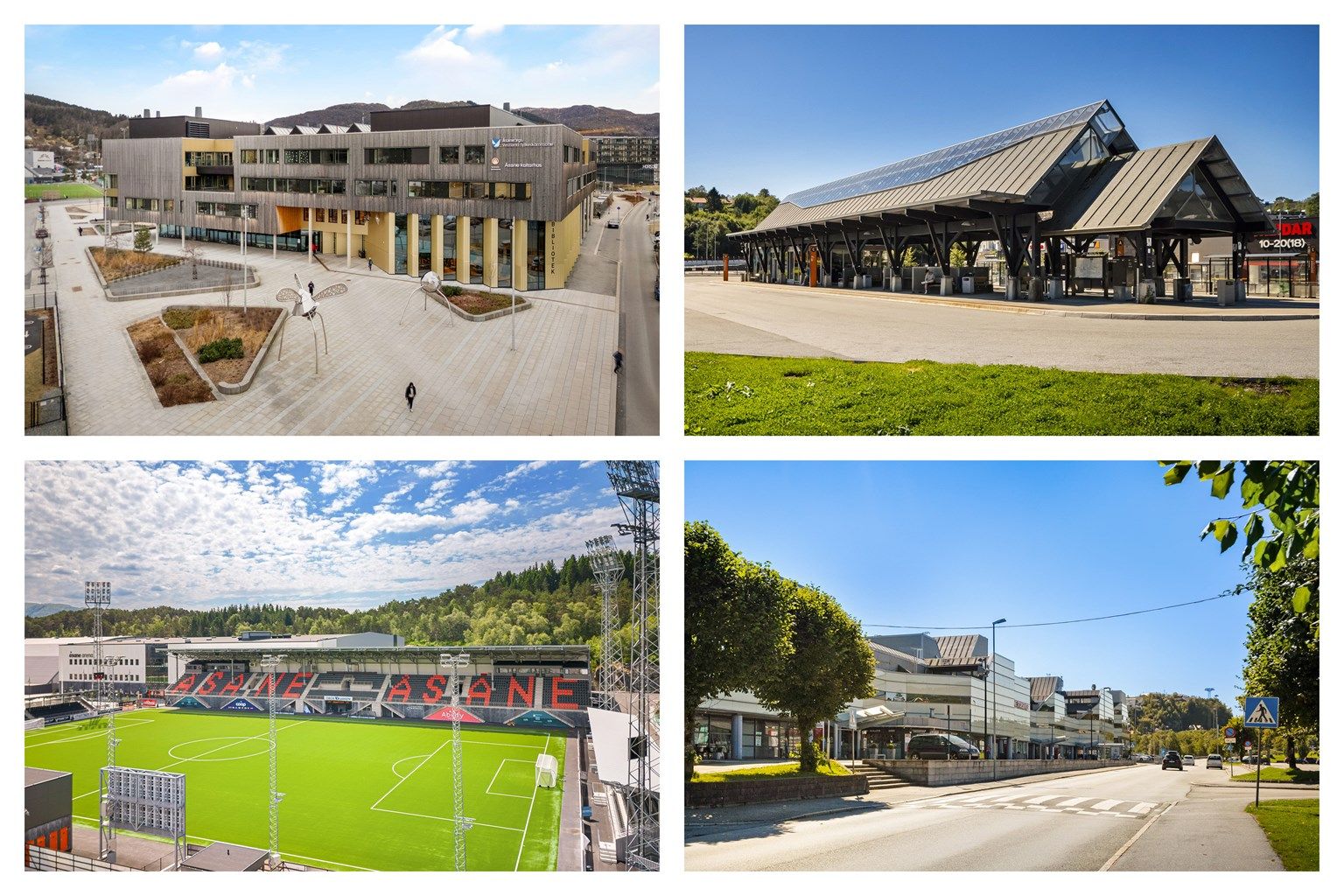 Det er bussholdeplass like ved hvor linje 32 går til Åsane Terminal. Til Bergen sentrum er det ca. 10-15 minutters kjøring.