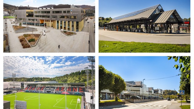 Det er bussholdeplass like ved hvor linje 32 går til Åsane Terminal. Til Bergen sentrum er det ca. 10-15 minutters kjøring.