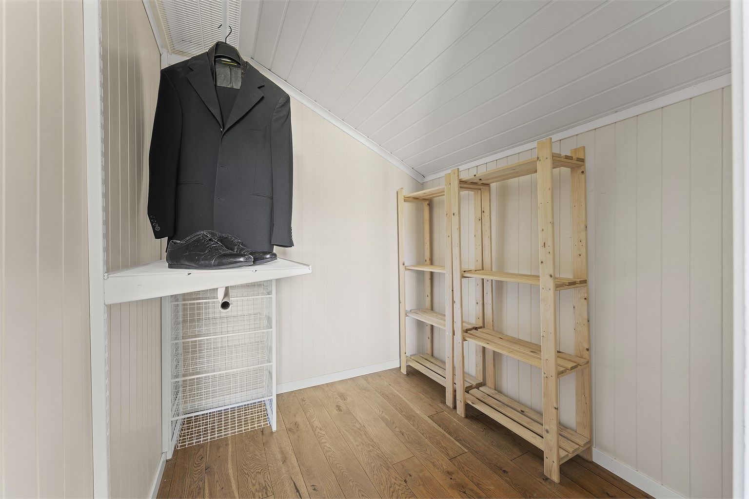 Walk-in closet.