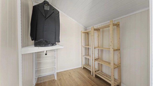 Walk-in closet.