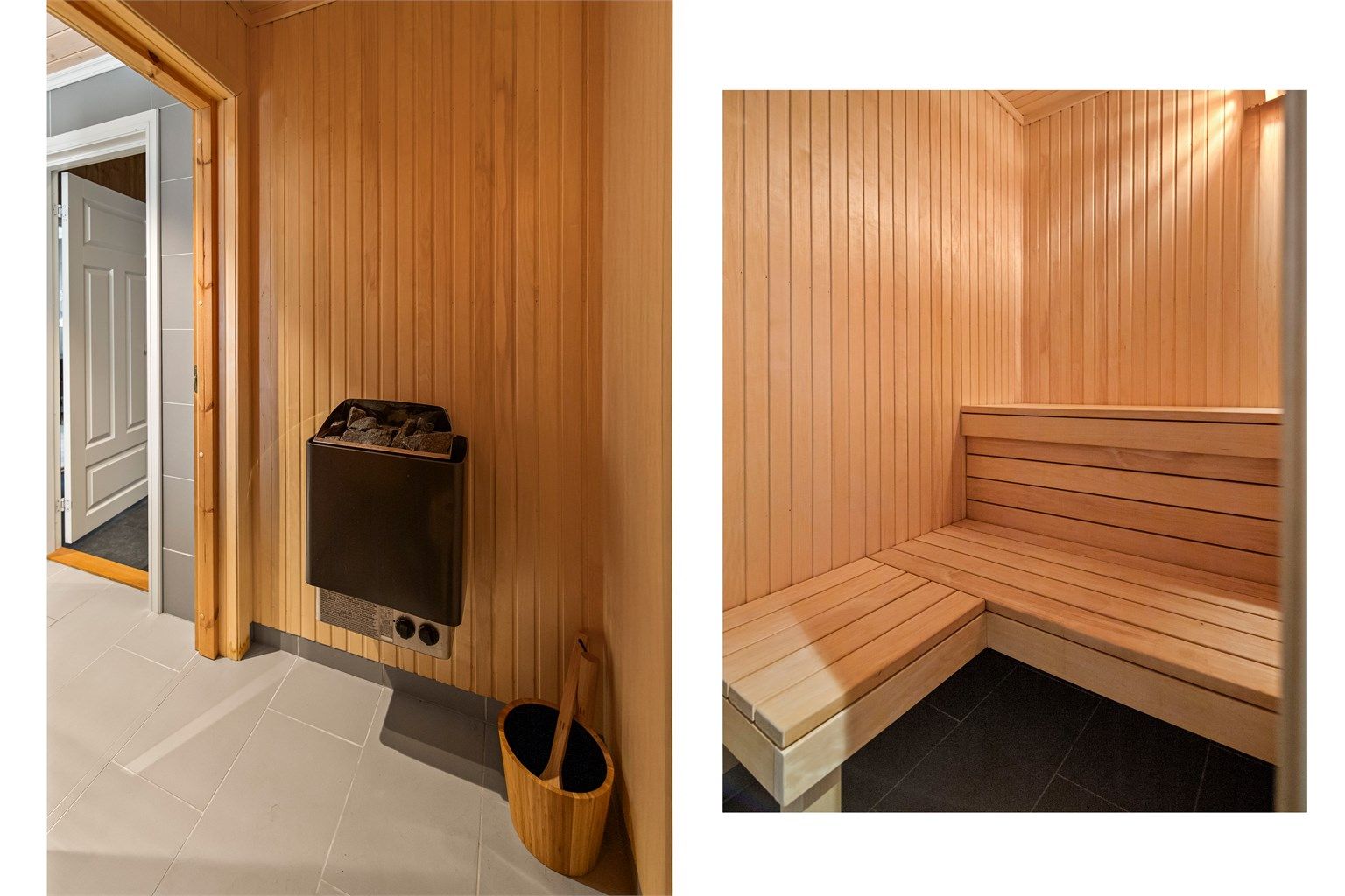 Badstuen er nydelig etter en lang dag ute i naturen!