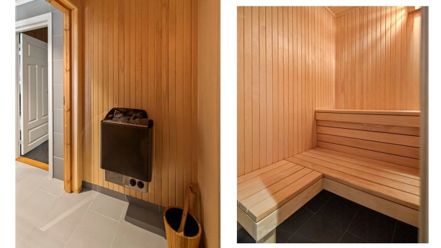 Badstuen er nydelig etter en lang dag ute i naturen!