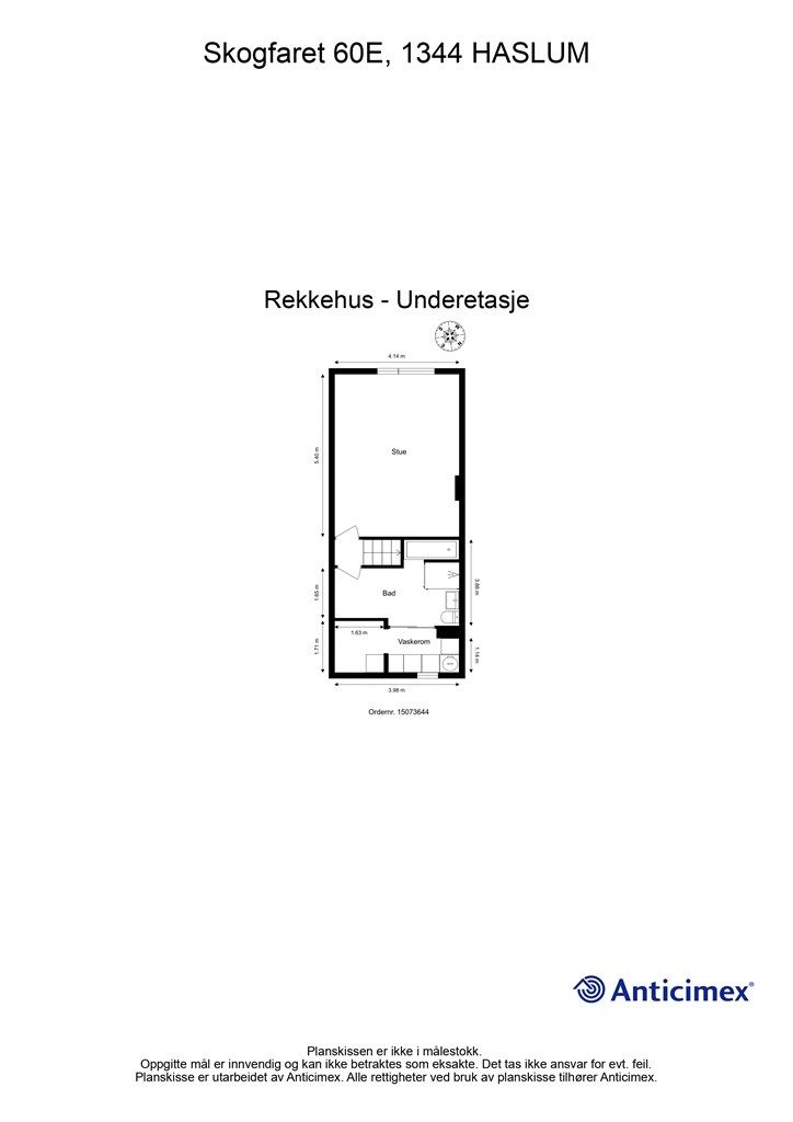Plantegning underetasje