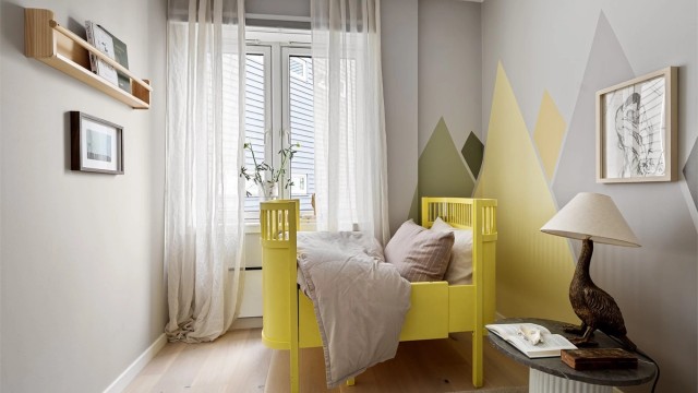 Rommet er selvsagt fleksibelt i bruk og passer fint som både gjesterom eller kanskje et romslig kontor?