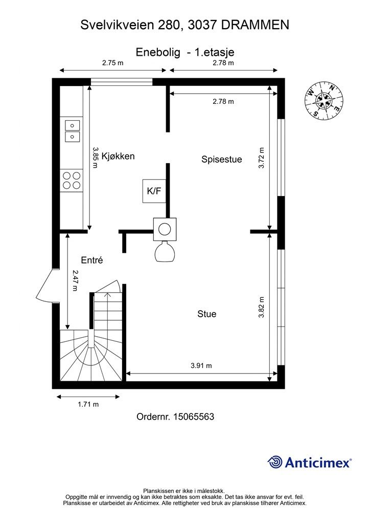 Plantegning - 1. etasje