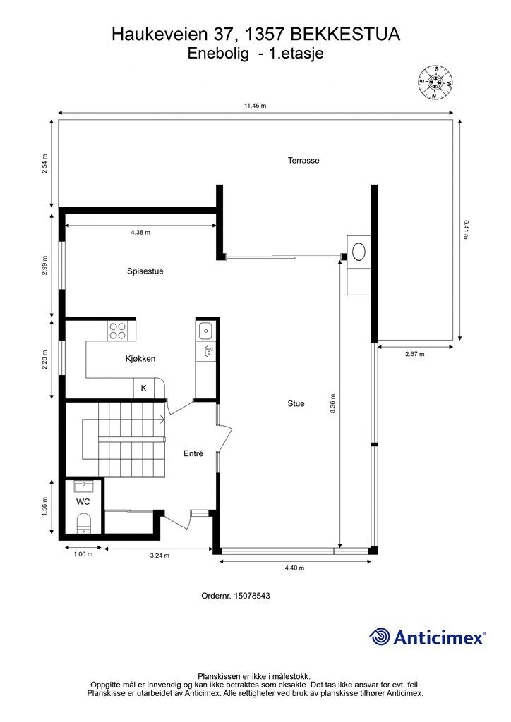 Plantegning 1.etasje