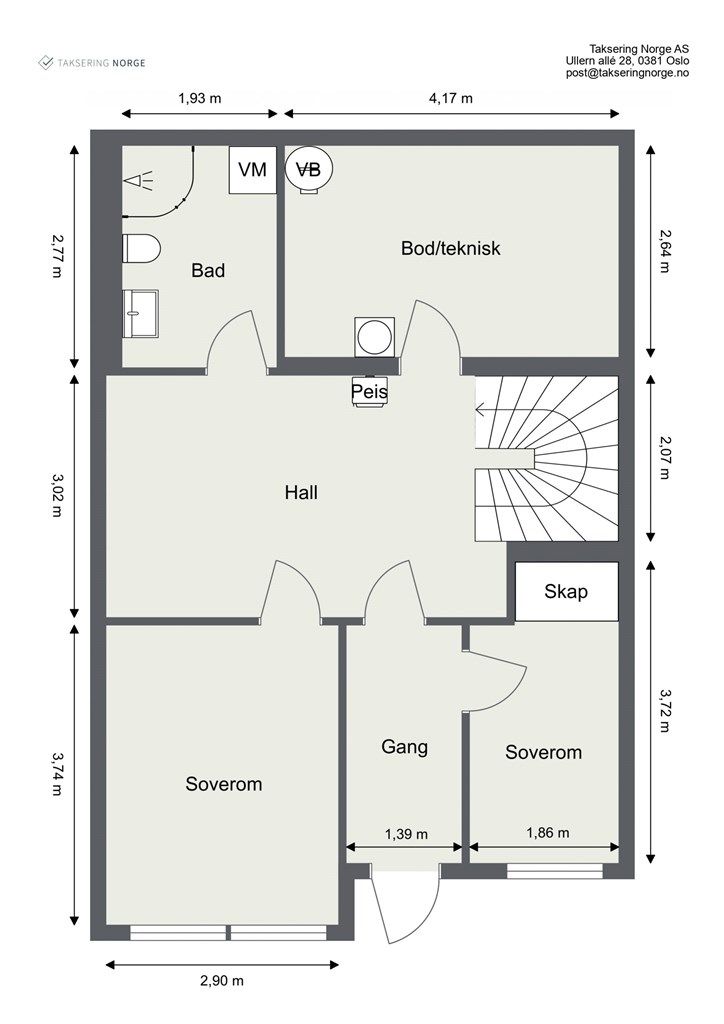 Plantegning underetasje