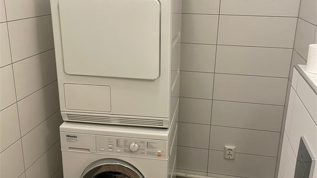 Opplegg for vaskemaskin.