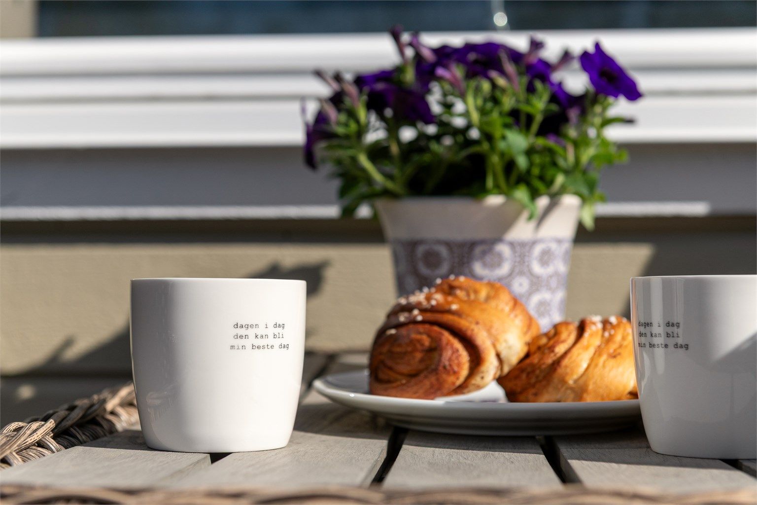 Et perfekt sted for morgenkaffen.