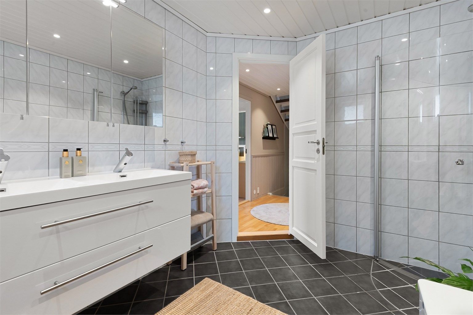 Her er det god plass til hele familien om morgenen