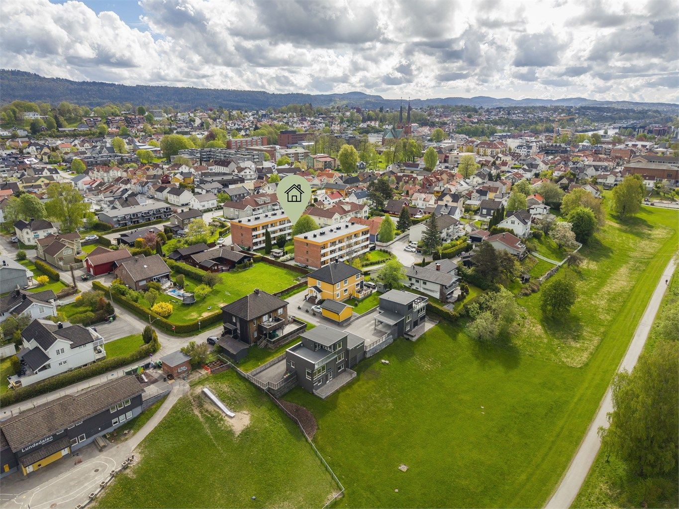 Særdeles kort vei til fine turområder