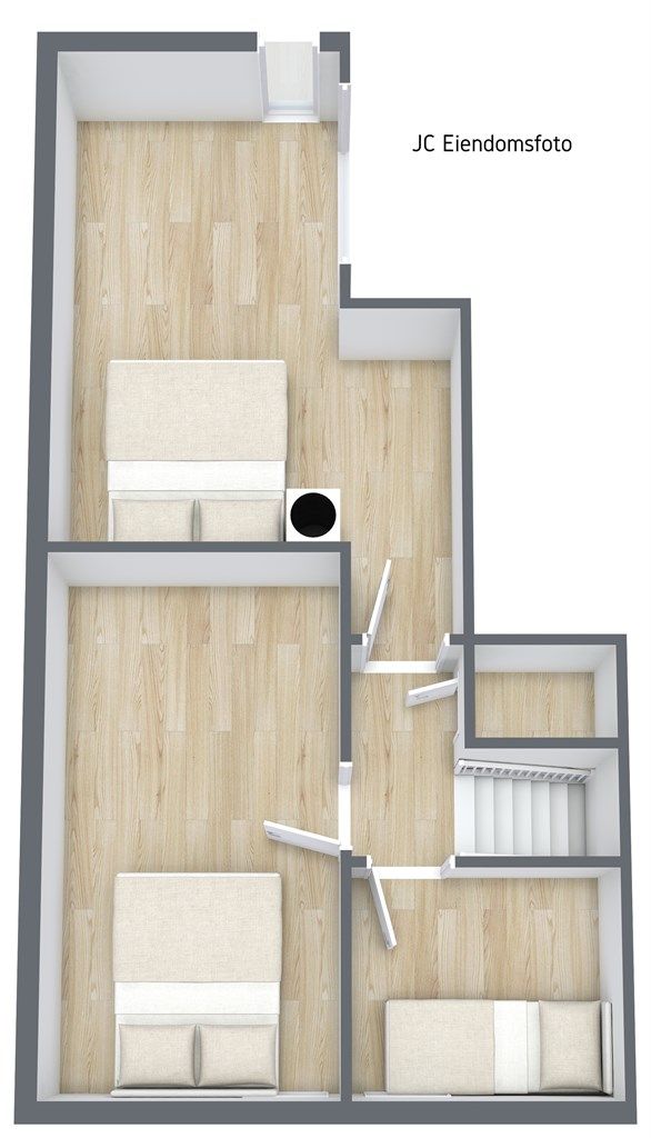 3D planløsning 2 etasje øst  