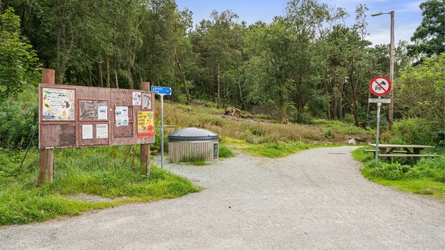 Flotte turområder i Sørmarka, i kort gangavstand fra boligen.
