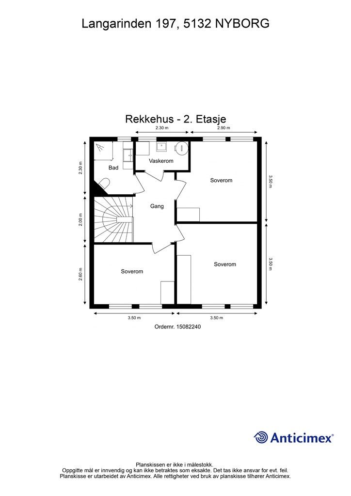 Plantegning 2. etasje
