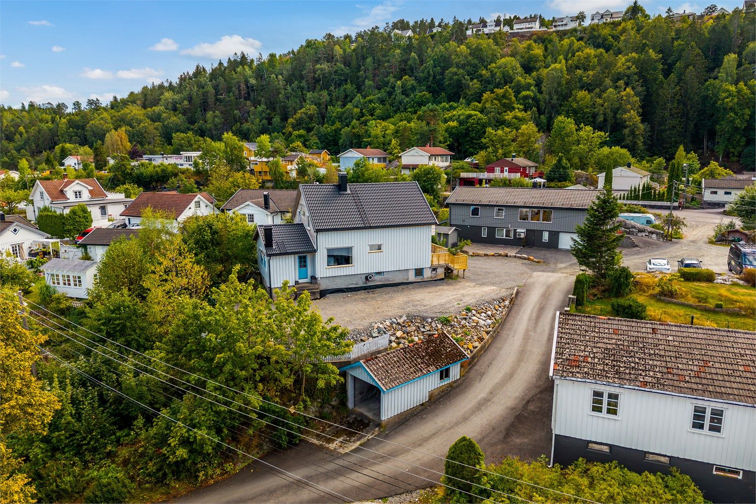 Den tilhørende garasjen har TG3.