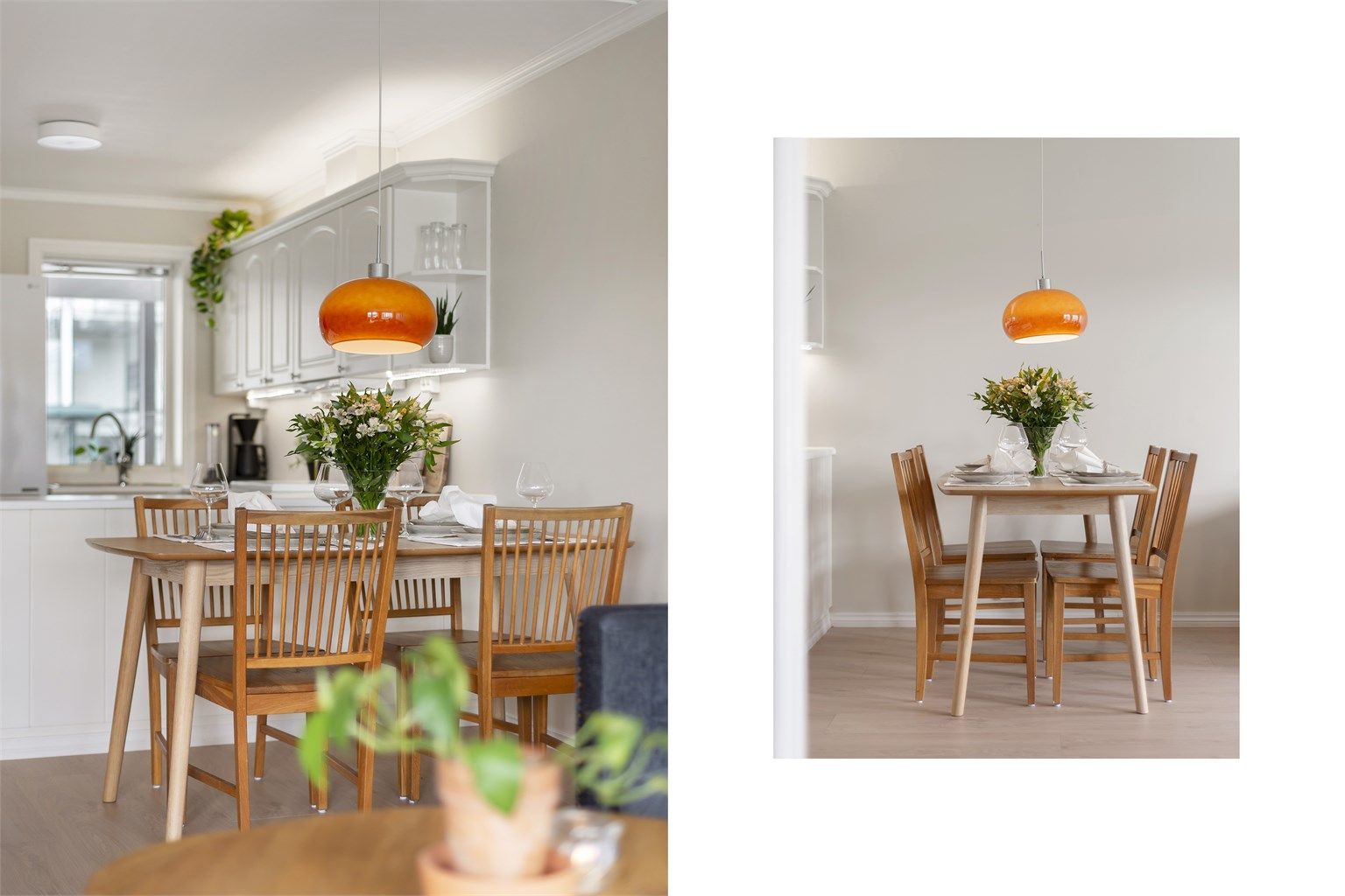 Med plass til egen spisegruppe, innbyr det til trivelige samlinger i eget hjem
