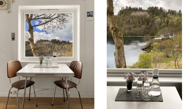 - Her kan man nyte morgenkaffe med flott utsikt -