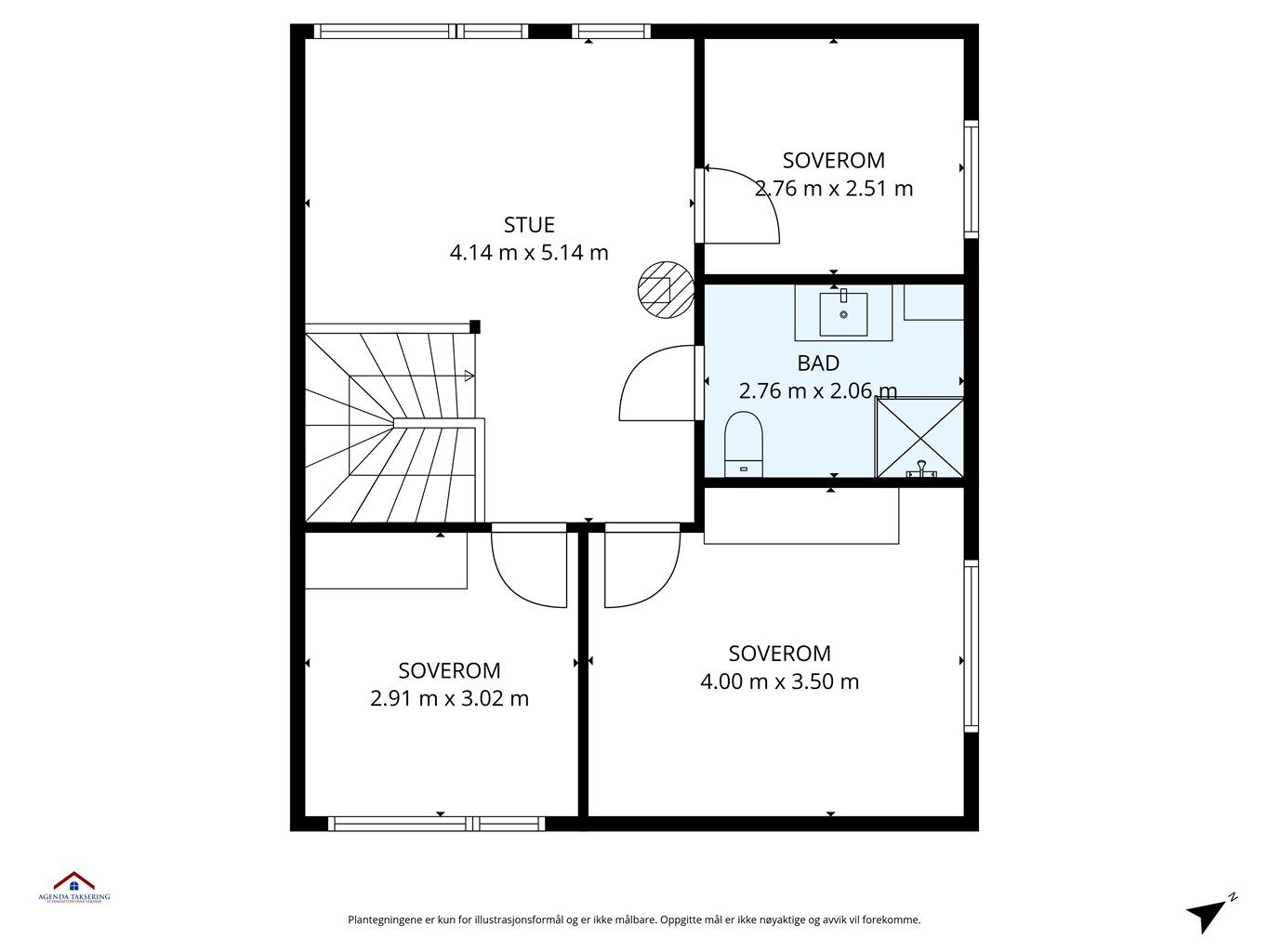 Plantegning 2. etasje
