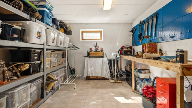 Den tredje boden er innredet som et praktisk verksted.