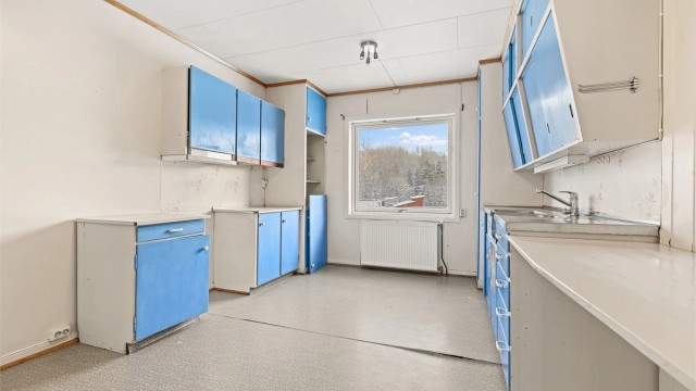 Kjøkken i leilighet i midten i 1 etg.