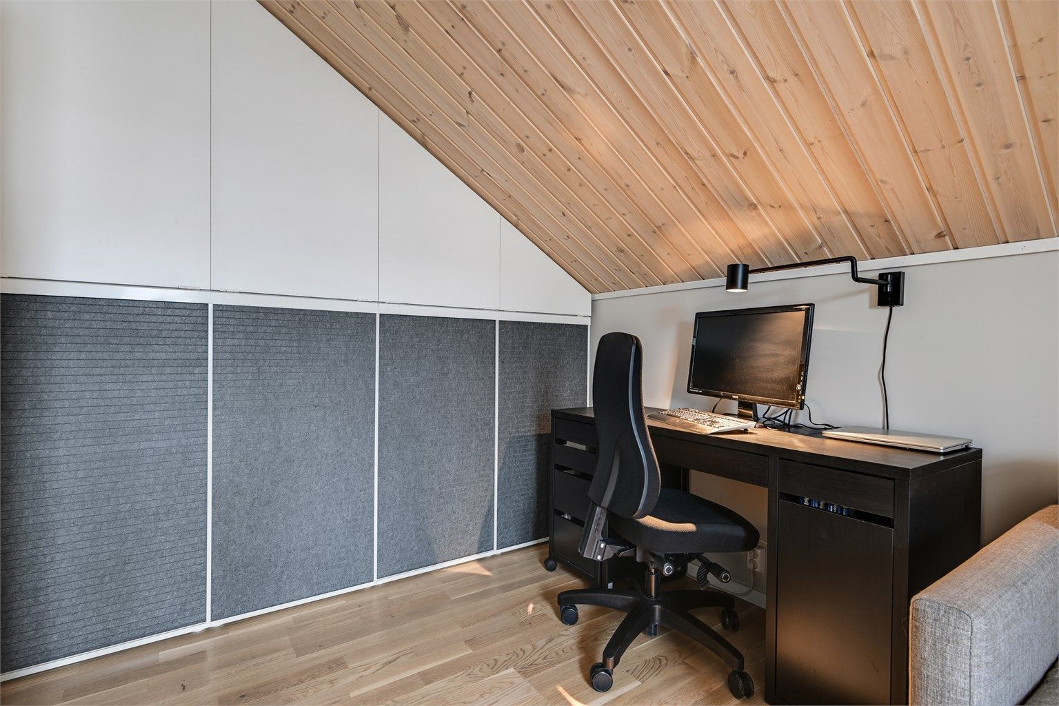 Praktisk oppbevaring. 