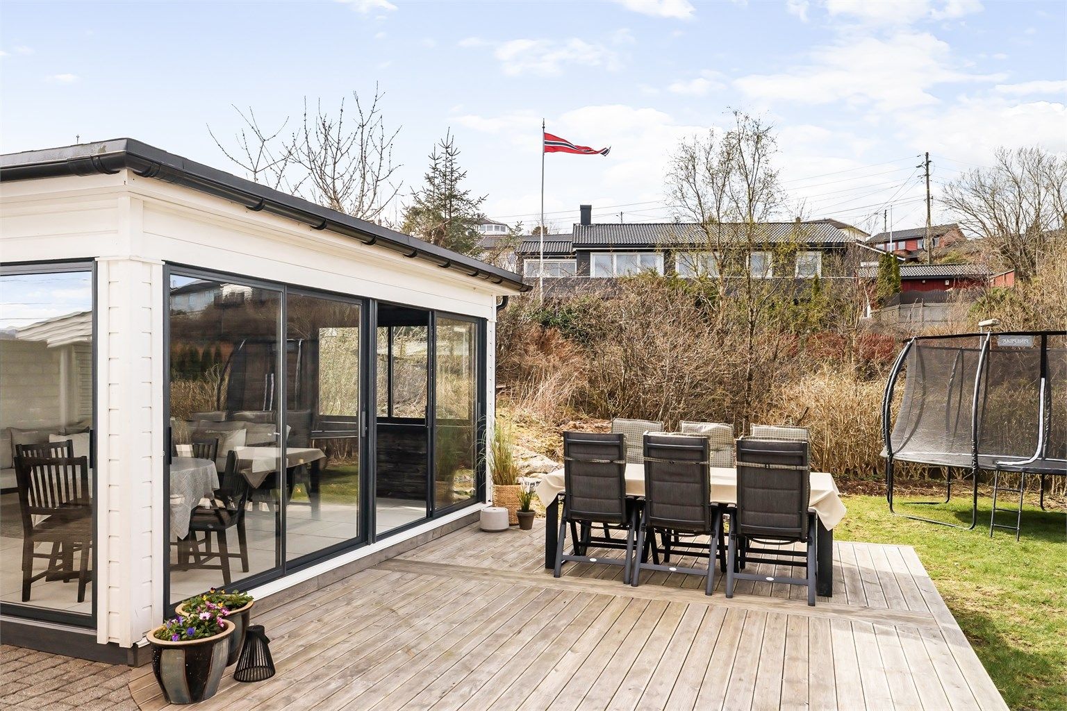 Et naturlig samlingspunkt på fine sommerdager