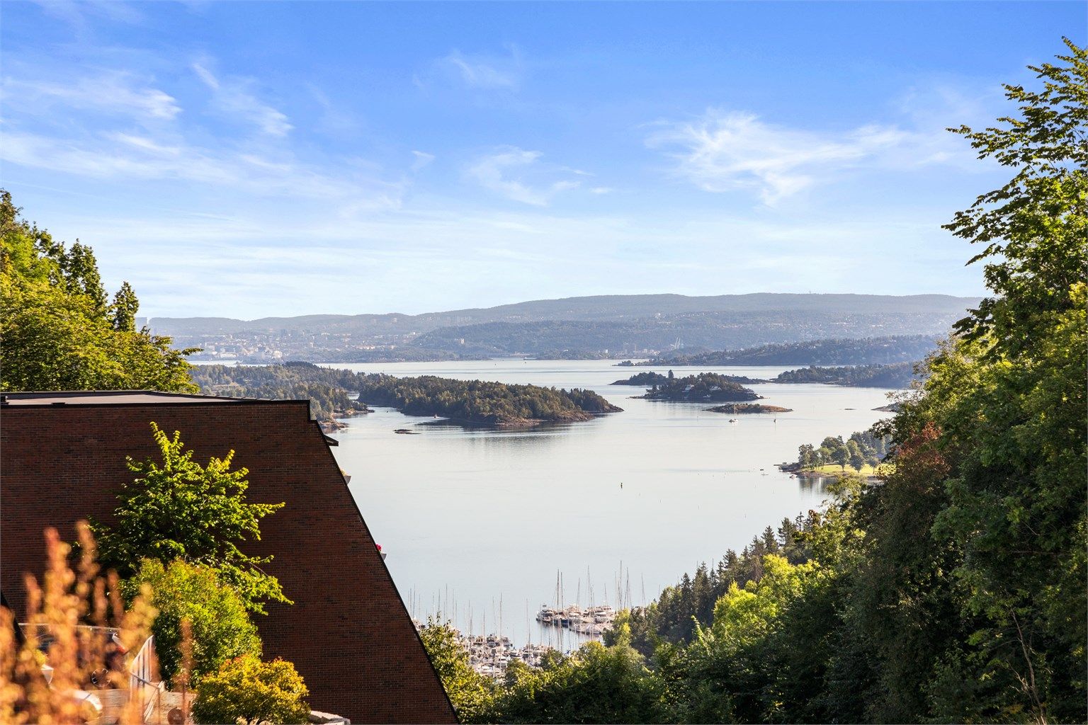 Fantastisk fjordutsikt fra balkongen