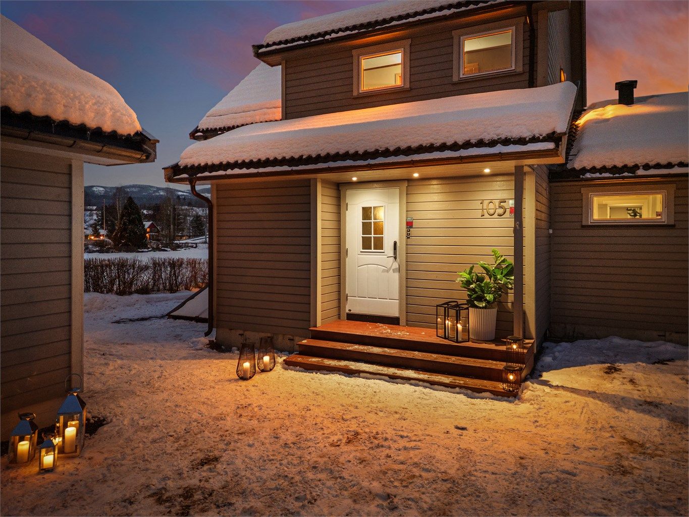 Tre soverom i 1. etasje og ett i hybelen i 2. etasje. Foto: Emotional Landscape Production Ole Thoresen