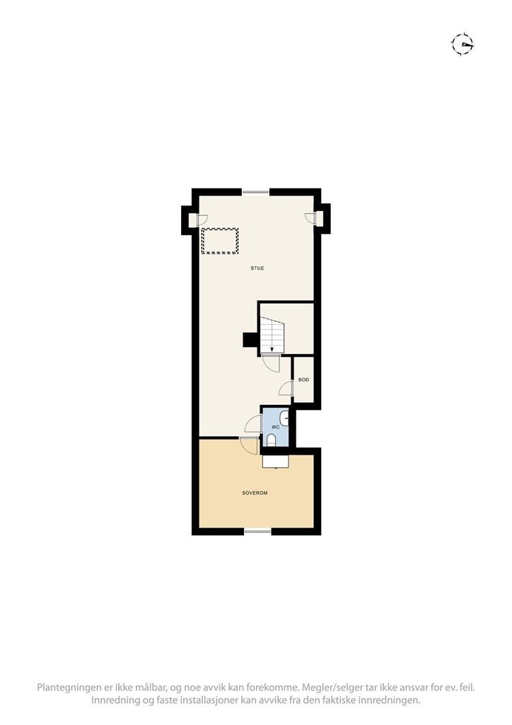 2 D plantegning 3.etasje