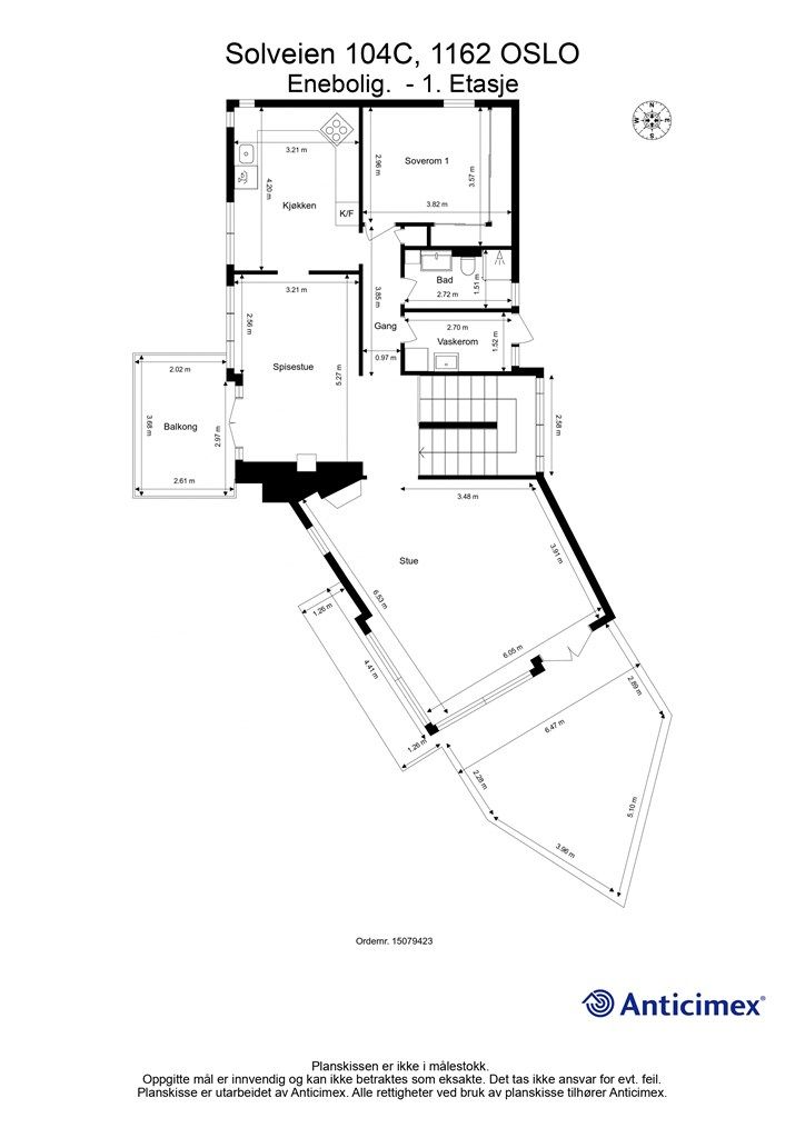 Plantegning - 1. etasje