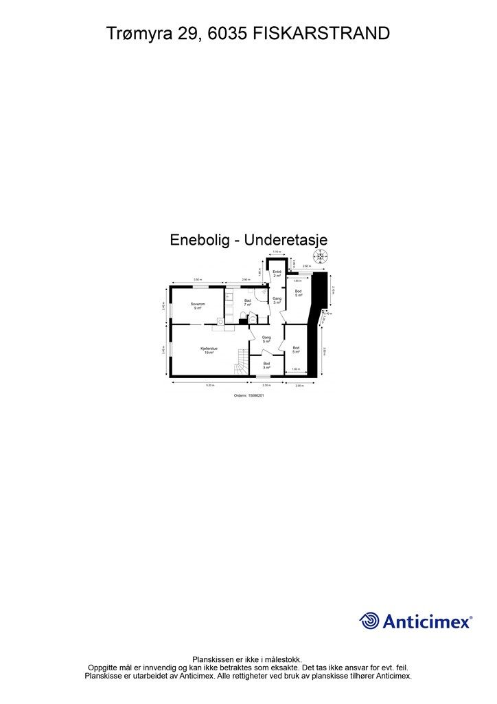 Plantegning underetasje