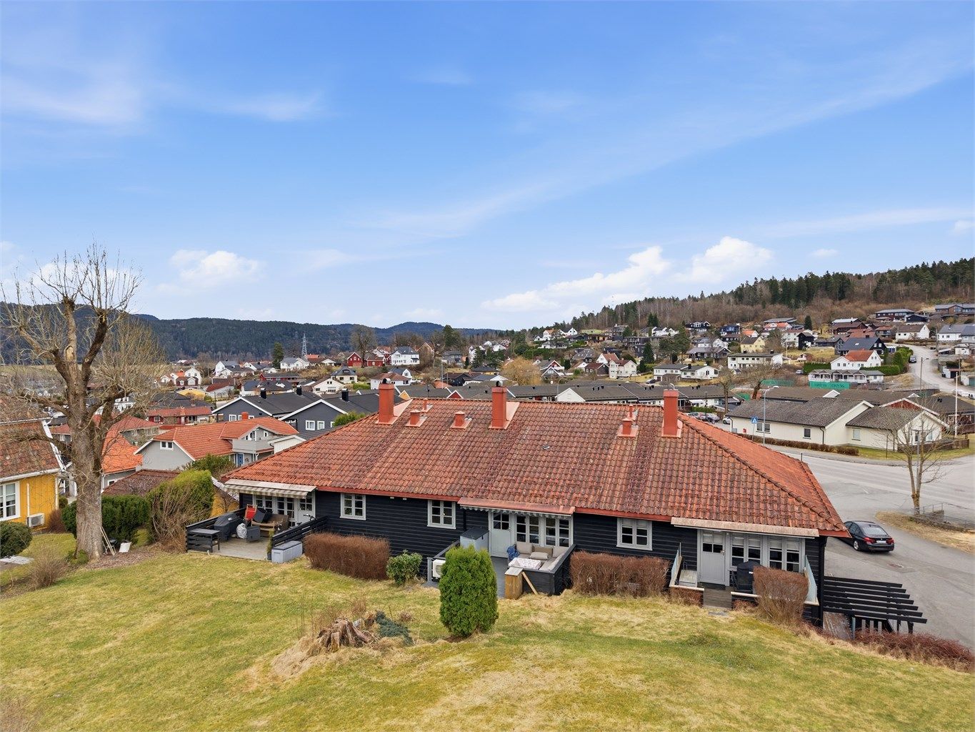 Leilighet i 2.etg med utgang direkte til veranda og fellesareal. 
Foto: A7 Media