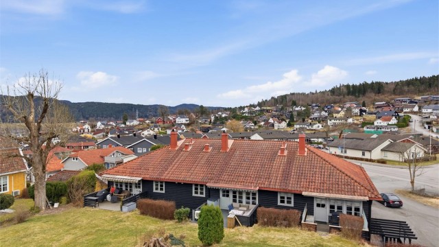 Leilighet i 2.etg med utgang direkte til veranda og fellesareal.
Foto: A7 Media