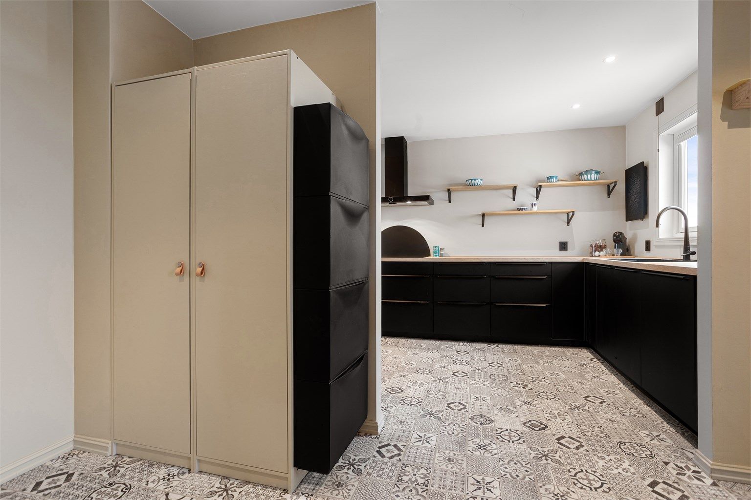 Godt med skapplass i entré/gang